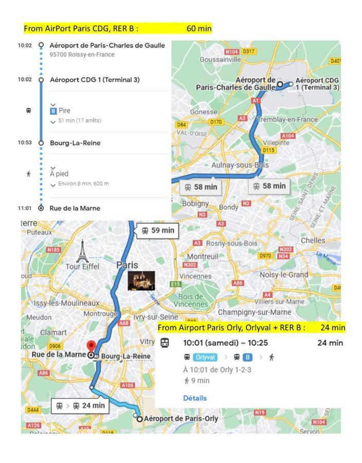 3 Private Rooms Shared Flat In A Villa At Sceaux 600M Rer B Direct To Notre-Dame Exterior foto